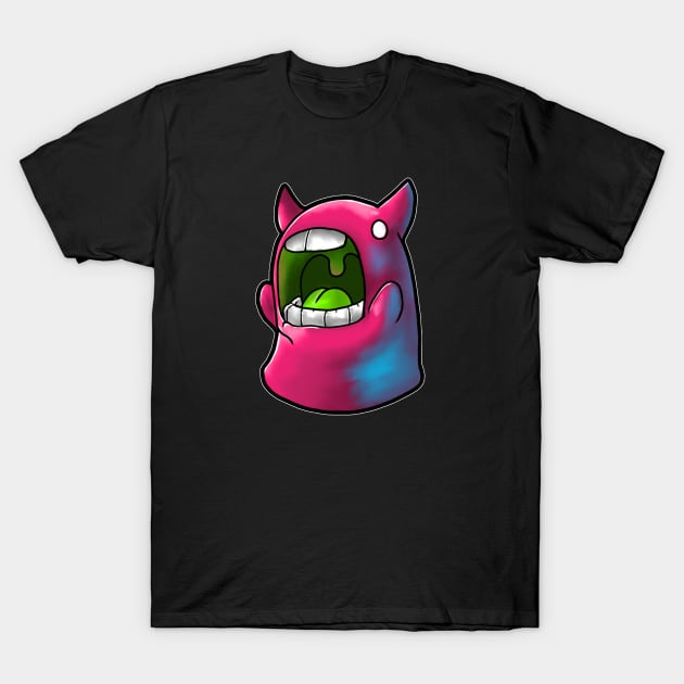 Egon The Slime T-Shirt by BigHootchie's Super Art Emporium